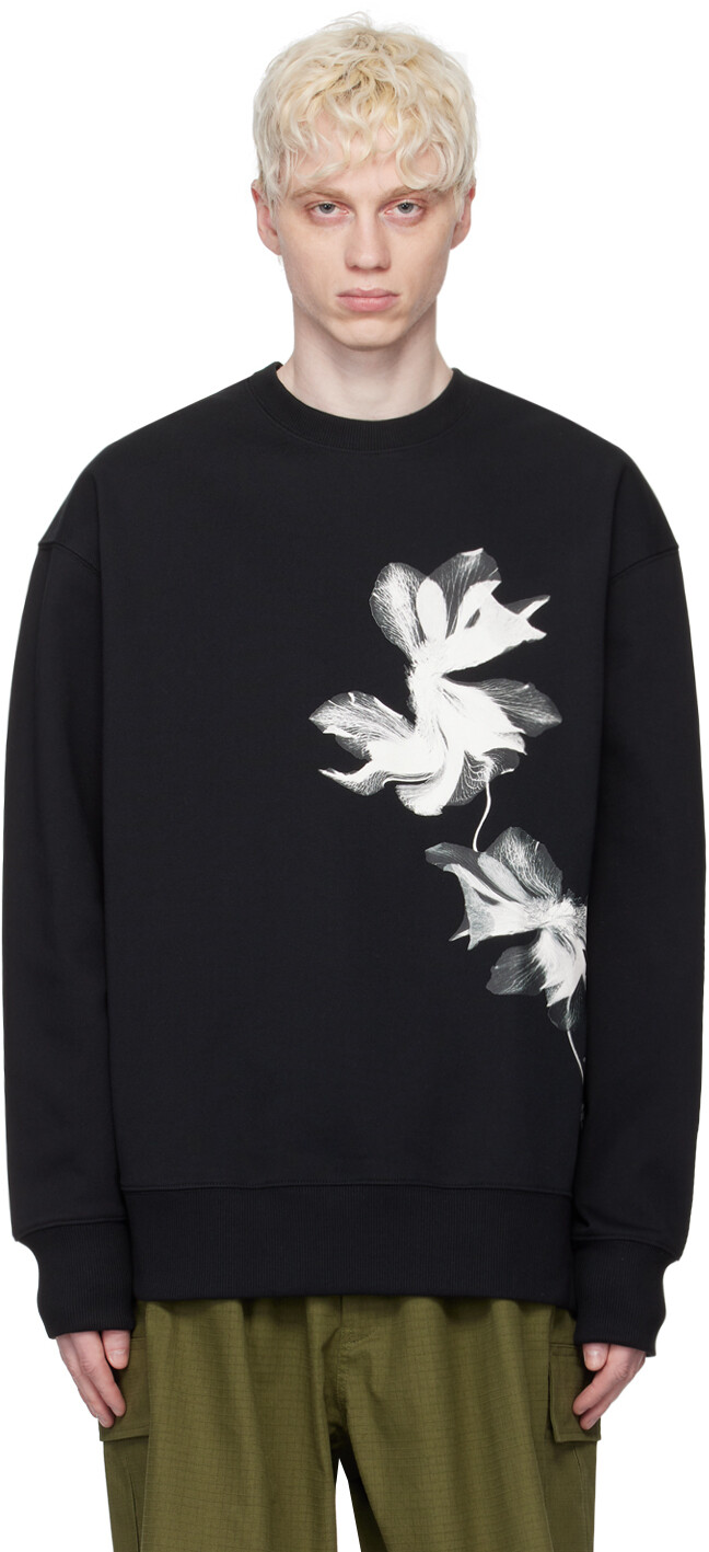 

Черный свитшот с графическим рисунком Y-3, цвет Black