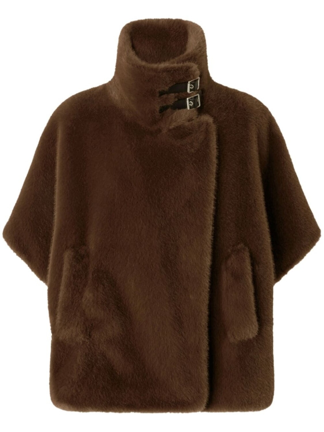 

PINKO куртка из искусственного меха, черный