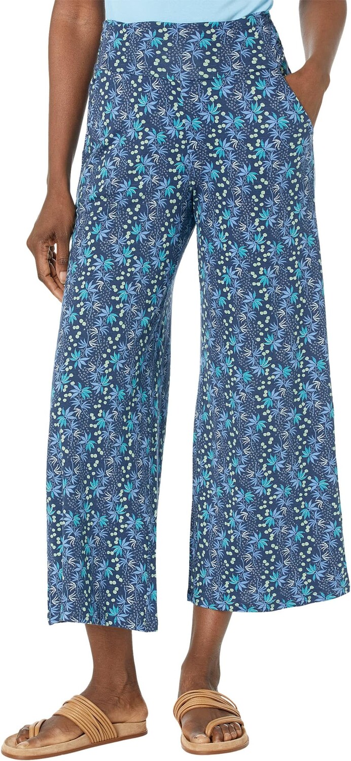 

Широкие брюки Chaka Toad&Co, цвет True Navy Palm Print