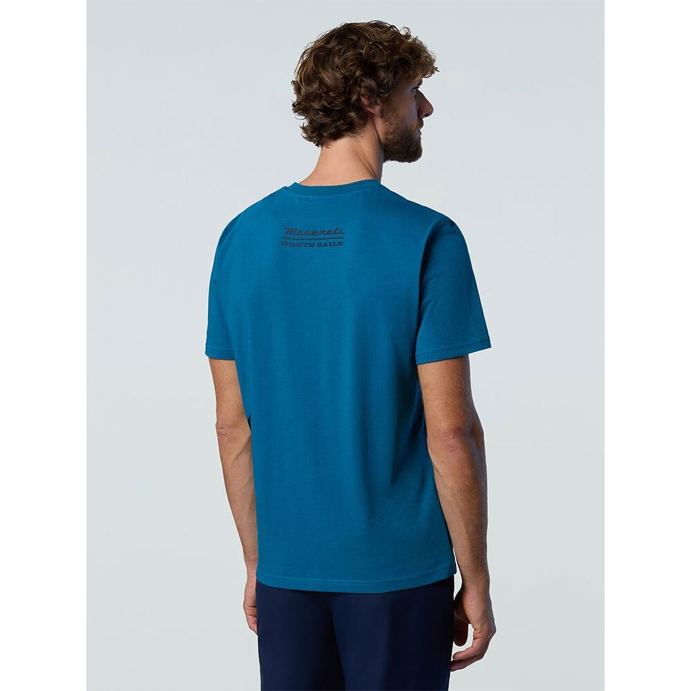 

Футболка с коротким рукавом North Sails Logo Medio Tridente, синий