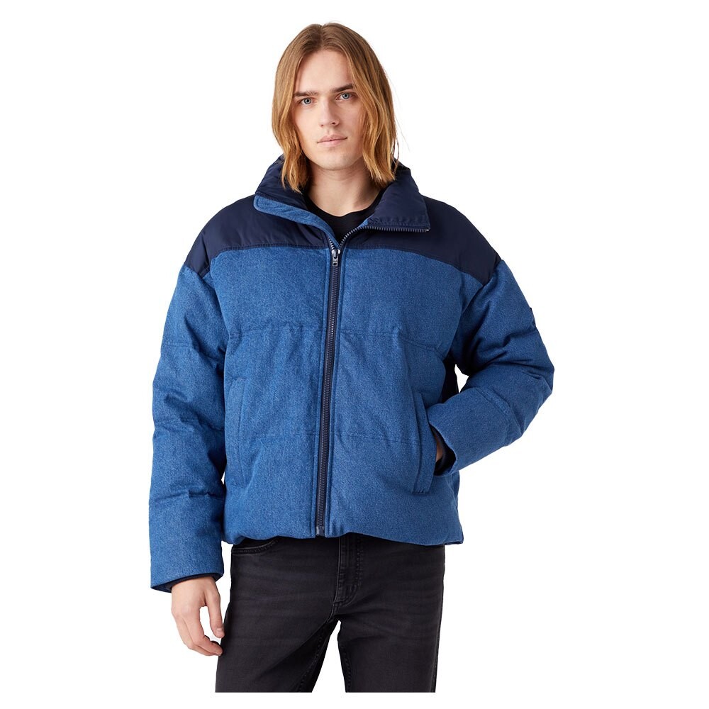 

Куртка Wrangler Denim Down Puffer, синий
