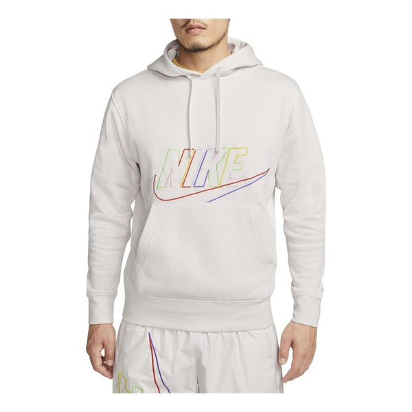 цена Толстовка Nike AS M NK CLUB+ BB PO HOODIE MCF Logo White, белый