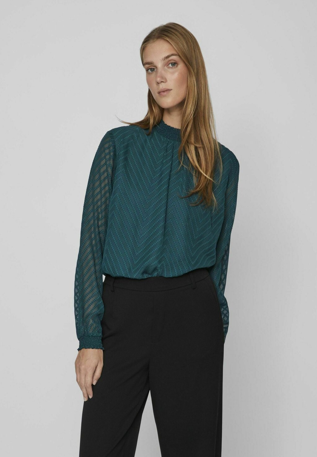 

Блузка Langarm High Neck VILA, цвет ponderosa pine
