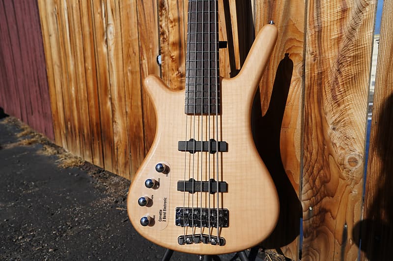 цена Басс гитара Warwick Warwick Rockbass Corvette Premium-5 - Natural Left-Handed 5-String Electric Bass w/ Gig Bag