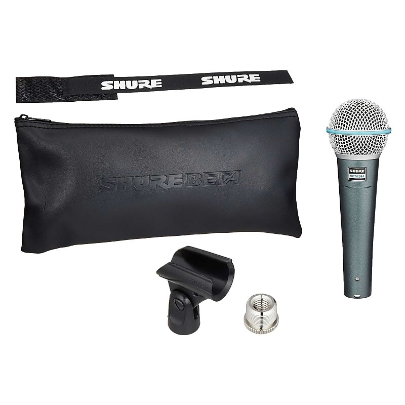 

Кардиоидный динамический вокальный микрофон Shure BETA 58A Handheld Supercardioid Dynamic Microphone