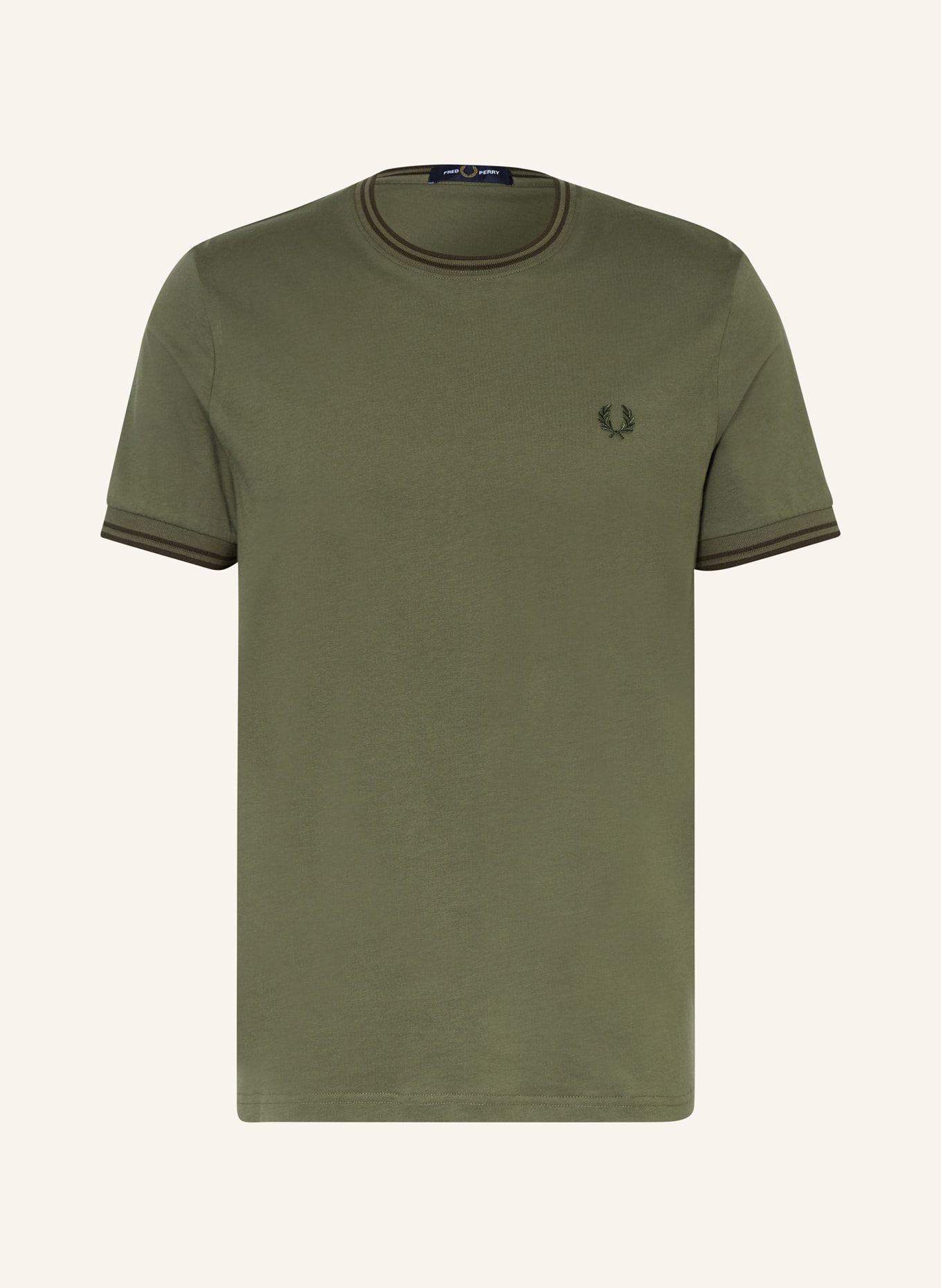 

Футболка FRED PERRY, оливковый