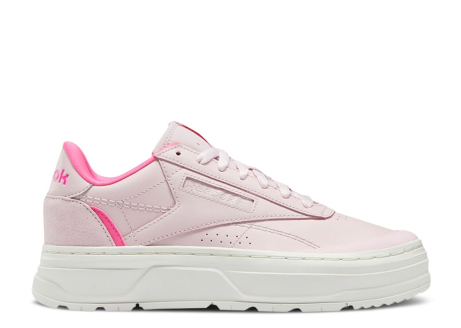 Кроссовки Reebok Wmns Club C Double Geo 'Frost Berry', розовый кроссовки reebok wmns club c double geo footwear white розовый