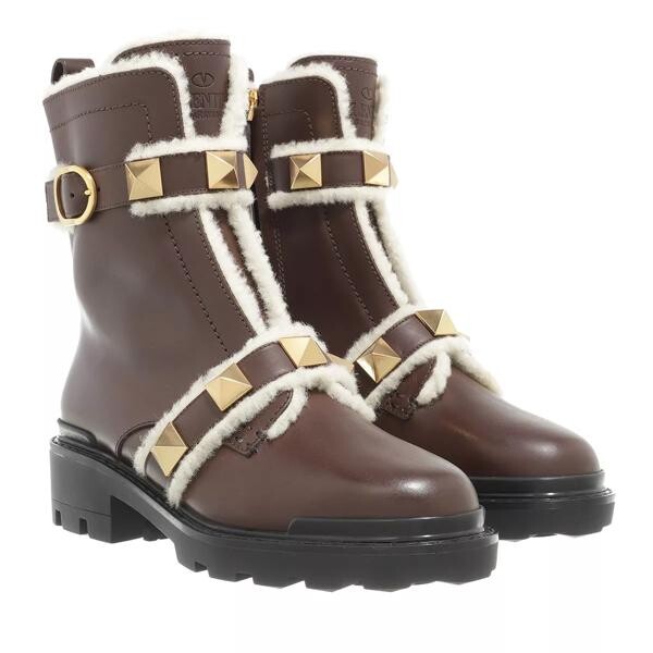 

Ботинки combat boots Valentino Garavani, коричневый
