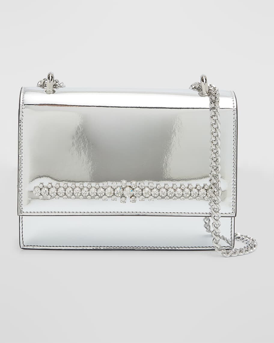 

Сумка на плечо Bing Bohemia с металлическими кристаллами Jimmy Choo