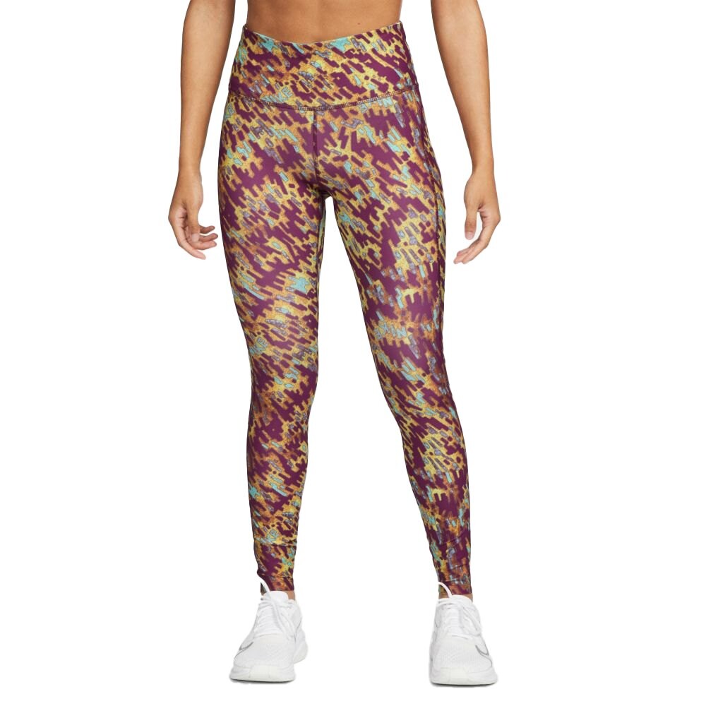 

Леггинсы Nike Dri Fit Fast Mid Rise, красный