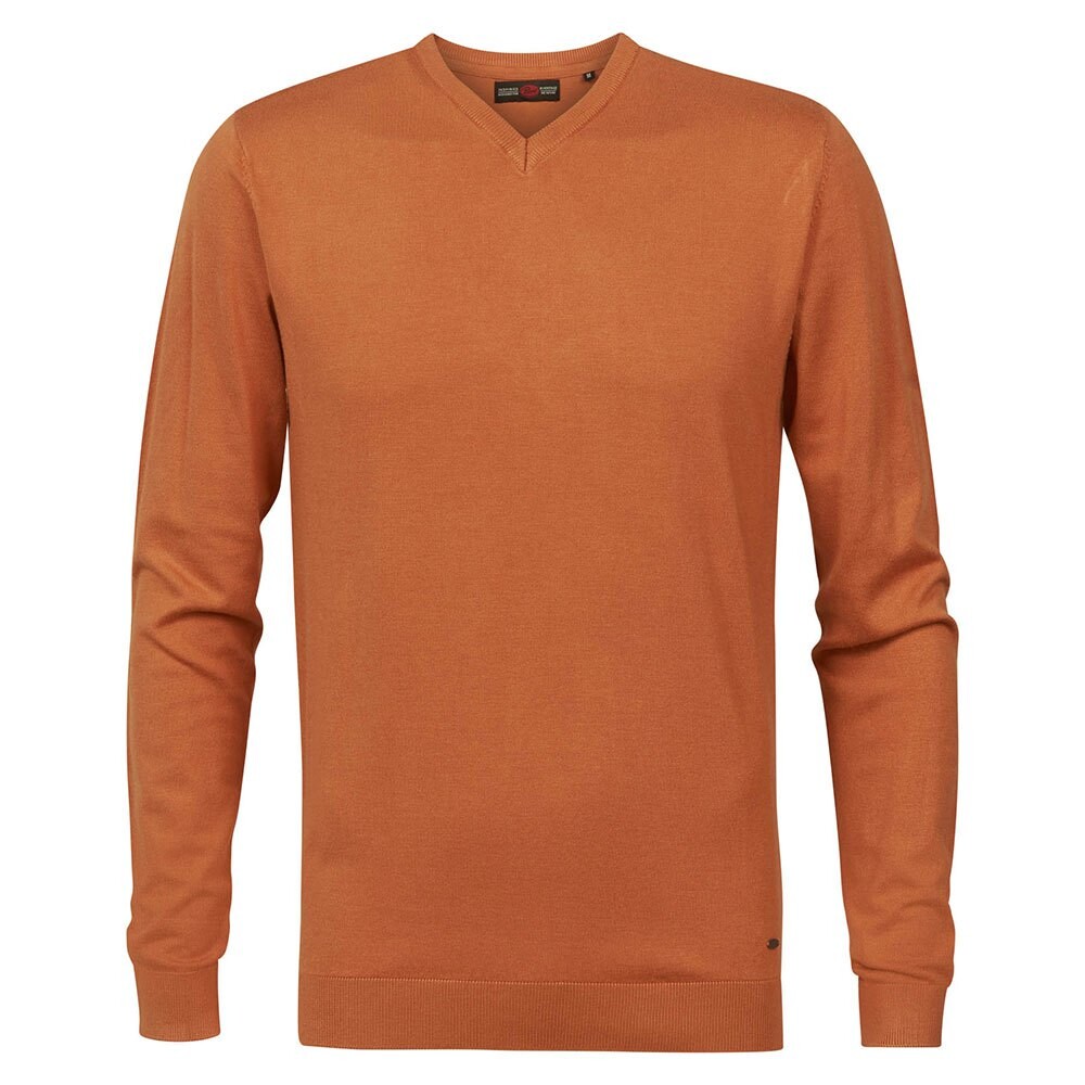 

Свитер Petrol Industries 002 Basic V Neck, оранжевый