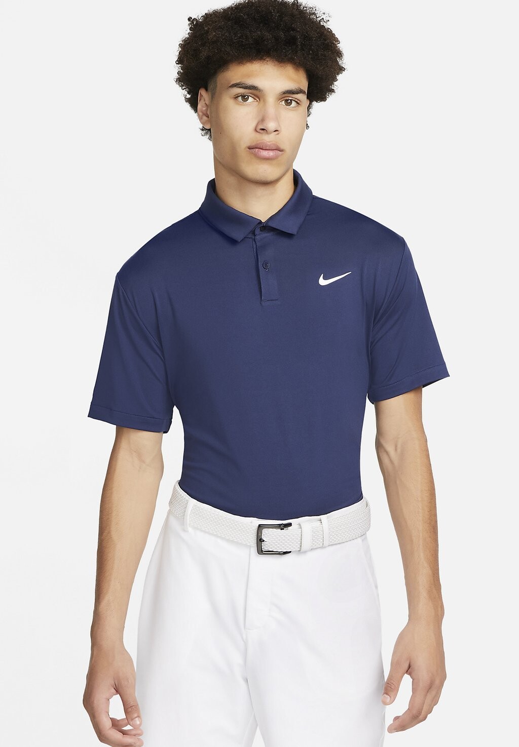 

Поло M NK DF TOUR POLO SOLID Nike, темно-синий белый