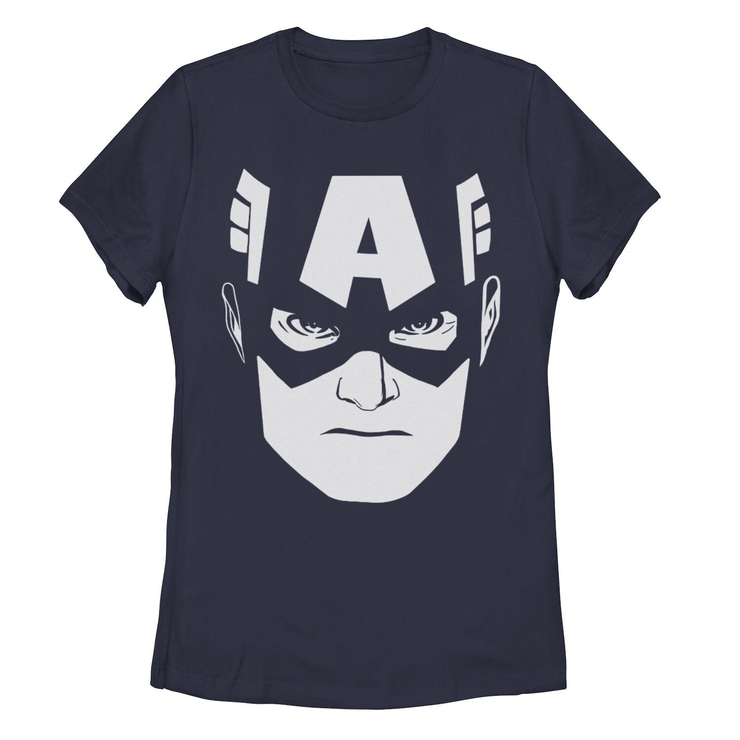 

Футболка с большим лицом для юниоров Marvel Avengers Captain America Licensed Character