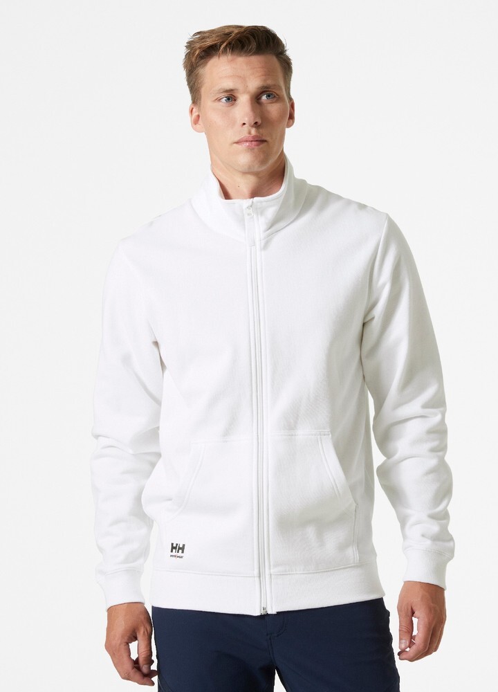 Пуловер Helly Hansen Classic Zip Sweatshirt, белый белый пуловер из коллаборации с helly hansen puma белый