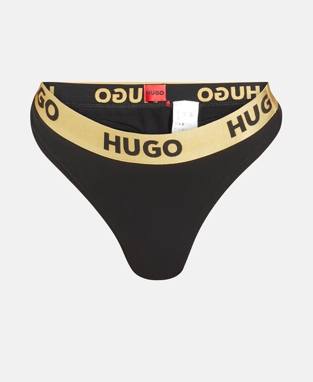 

Стринги Hugo, икра черная