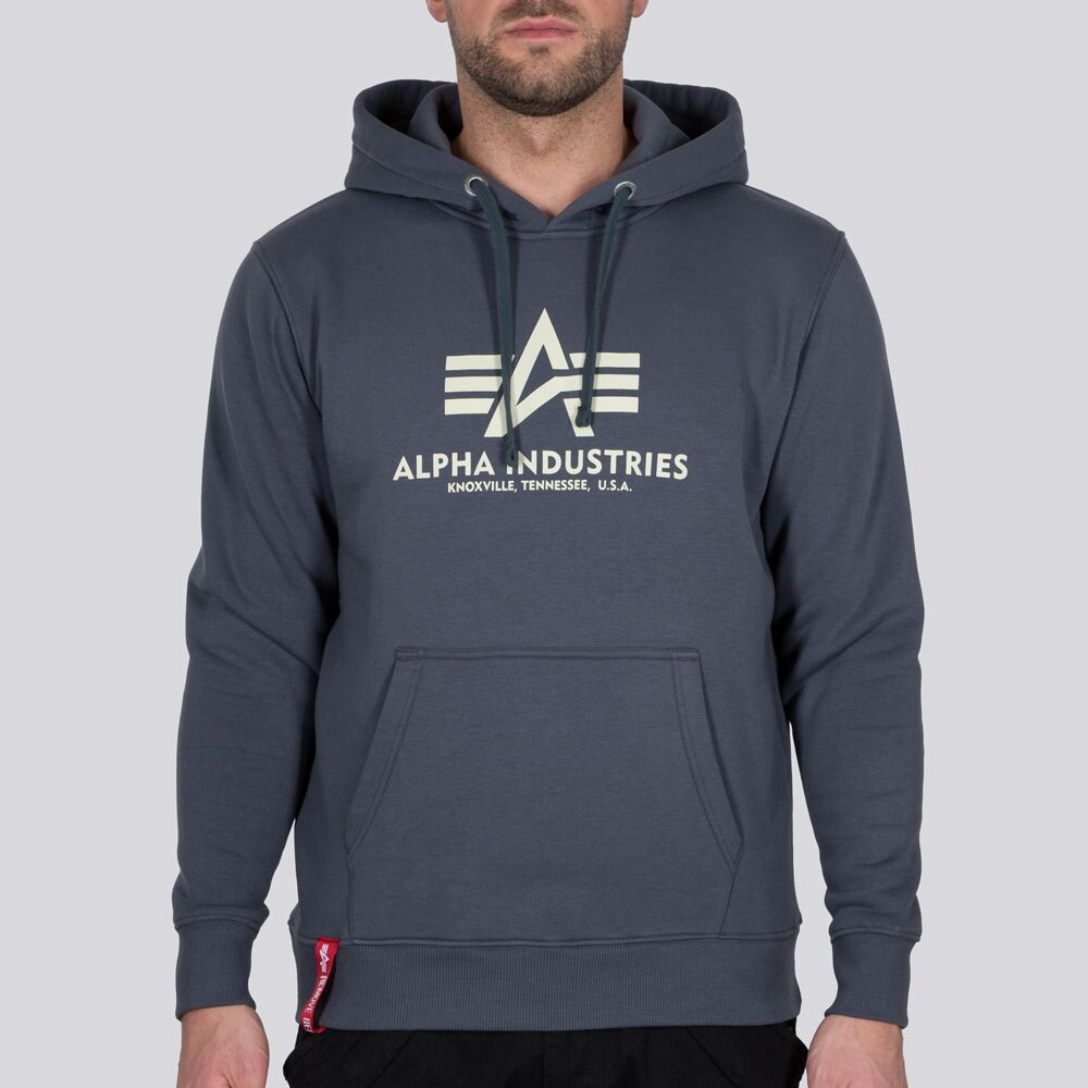 

Толстовка Alpha Industries Hoodie Basic Hoody, серый