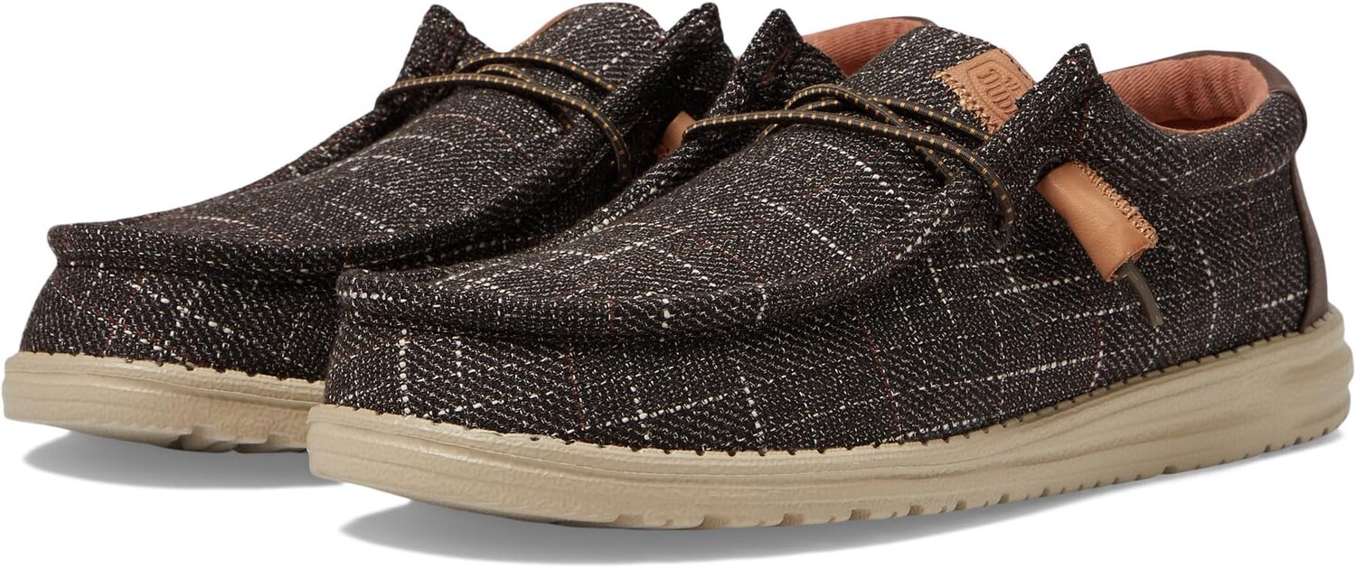 

Лоферы Wally Plaid Hey Dude, коричневый