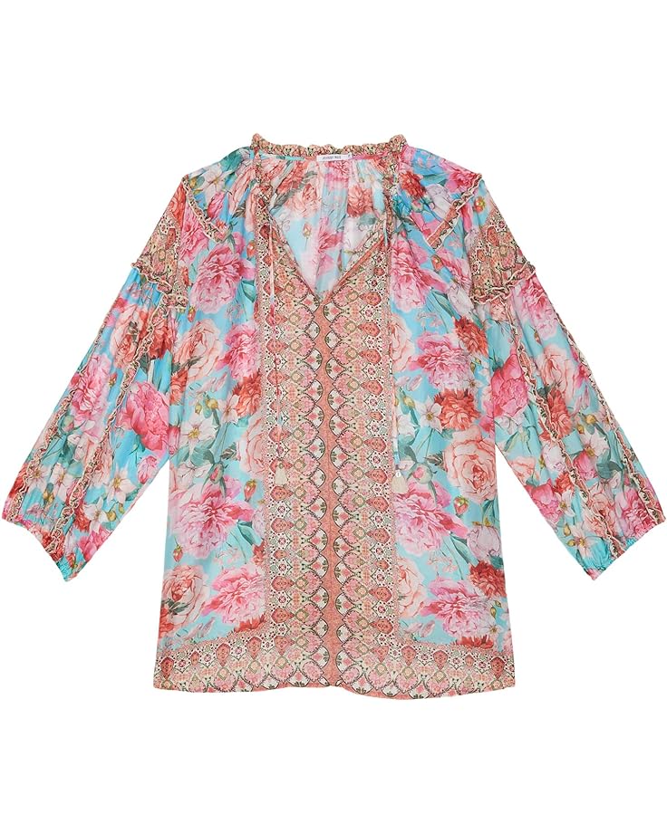 

Блуза Johnny Was Plus Size Rose Narcisa Blouse, мульти