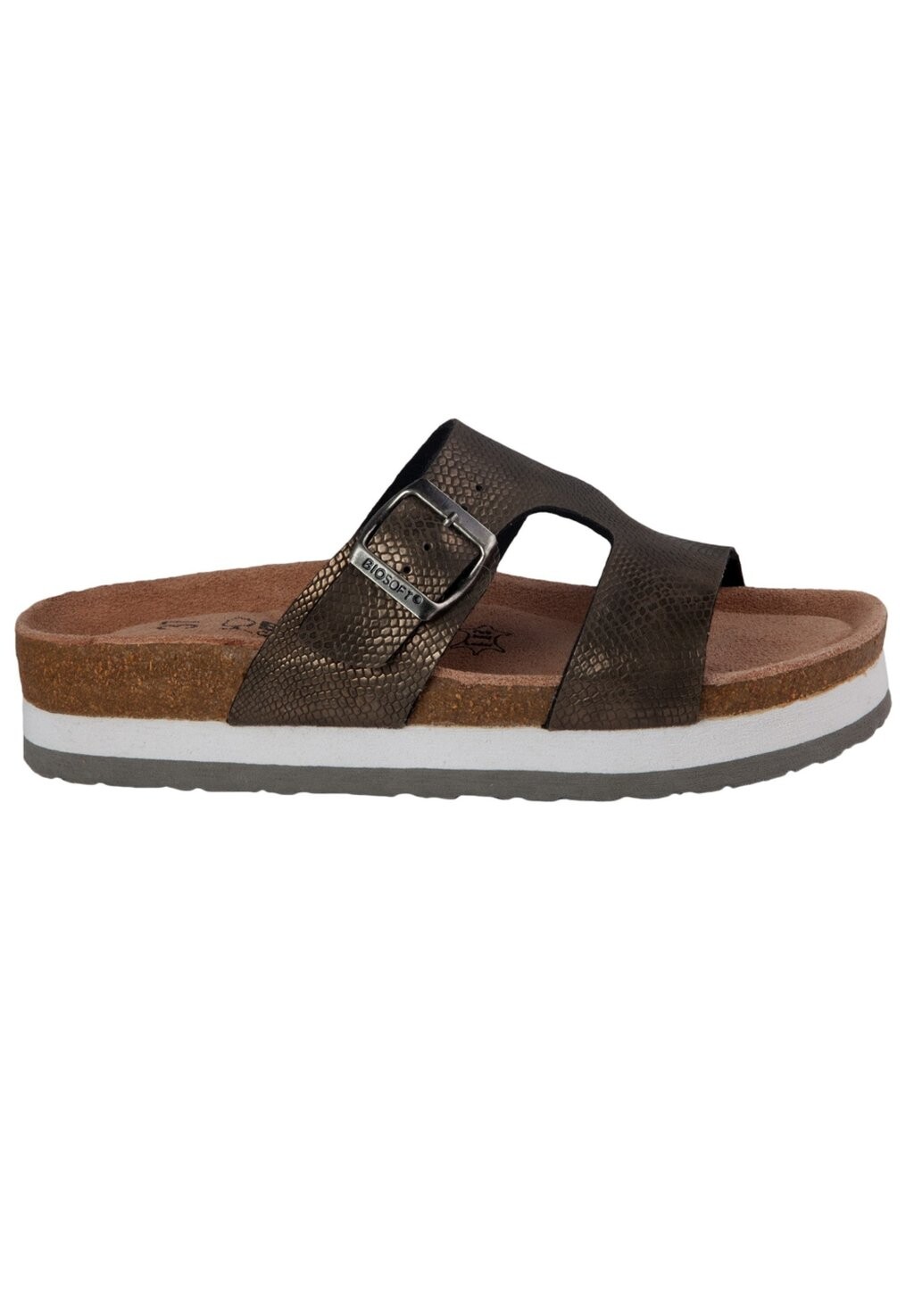 

Мюли на плоской подошве VERA Biosoft, цвет khaki