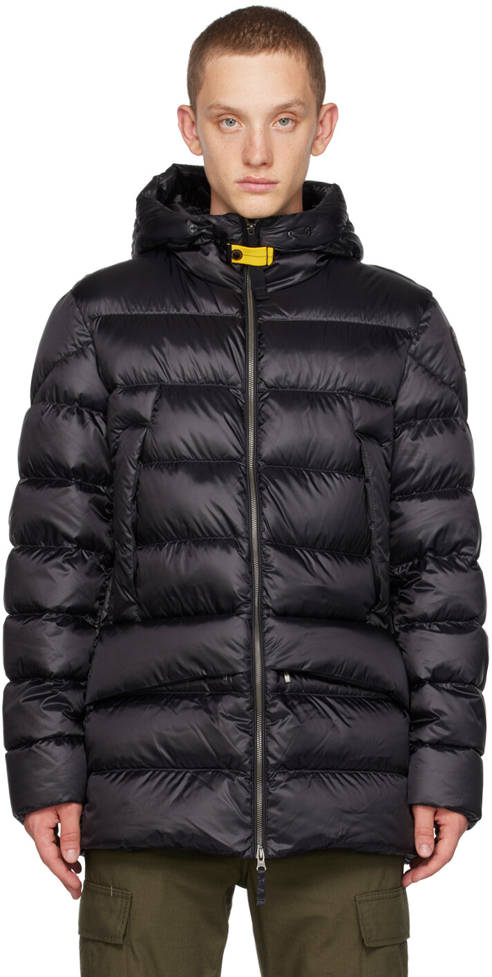 

Черный пуховик Parajumpers Rolph