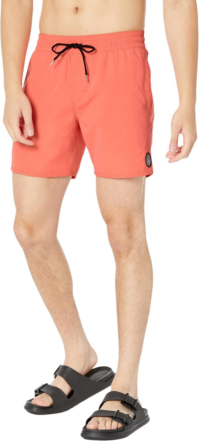 

Плавки Volcom Lido Solid 16" Trunks, цвет Living Coral