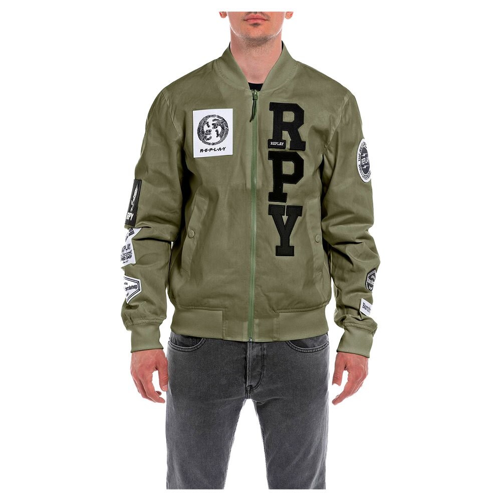 

Куртка Replay M8326.000.84628 Bomber, зеленый