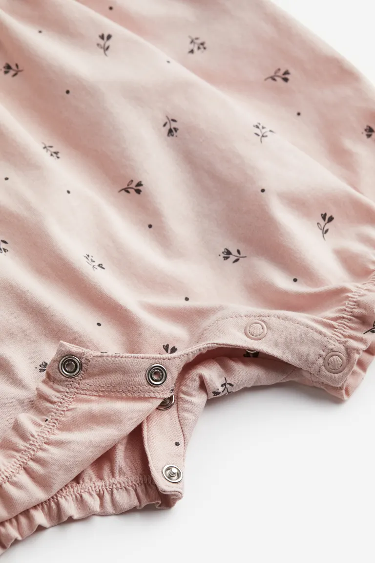 

Цельный комбинезон с короткими рукавами H&M, розовый