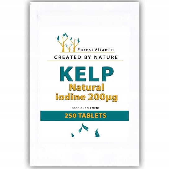 

Forest Vitamin, Kelp Натуральный йод 200 мкг 250 таблеток