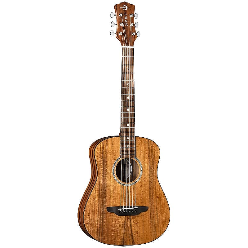 Акустическая гитара Luna SAF KOA SUPREME Safari Koa Supreme Solid Koa Top Acoustic-Electric Cutaway Guitar, New, Free Shipping