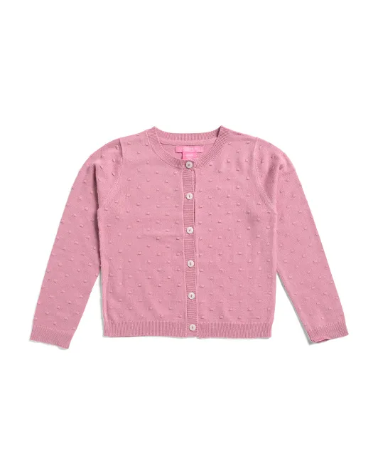 

Кардиган с вышивкой Isaac Mizrahi New York, розовый