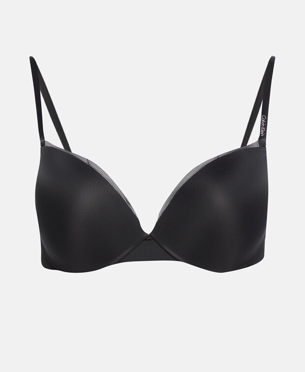 

Бюстгальтер на косточках, чашка B Calvin Klein Underwear, черный