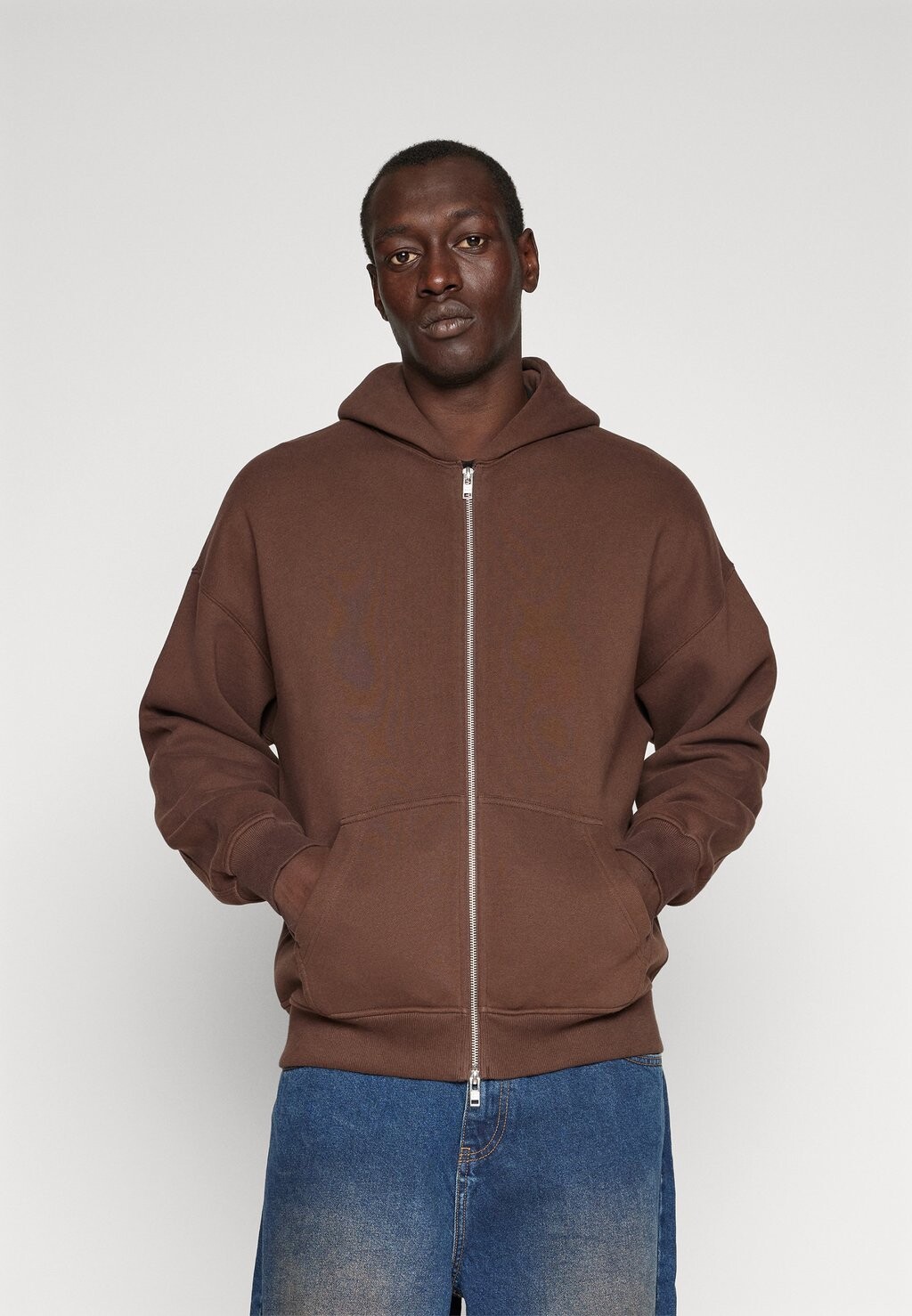 

Толстовка на молнии Premium Stores Abercrombie & Fitch, коричневый