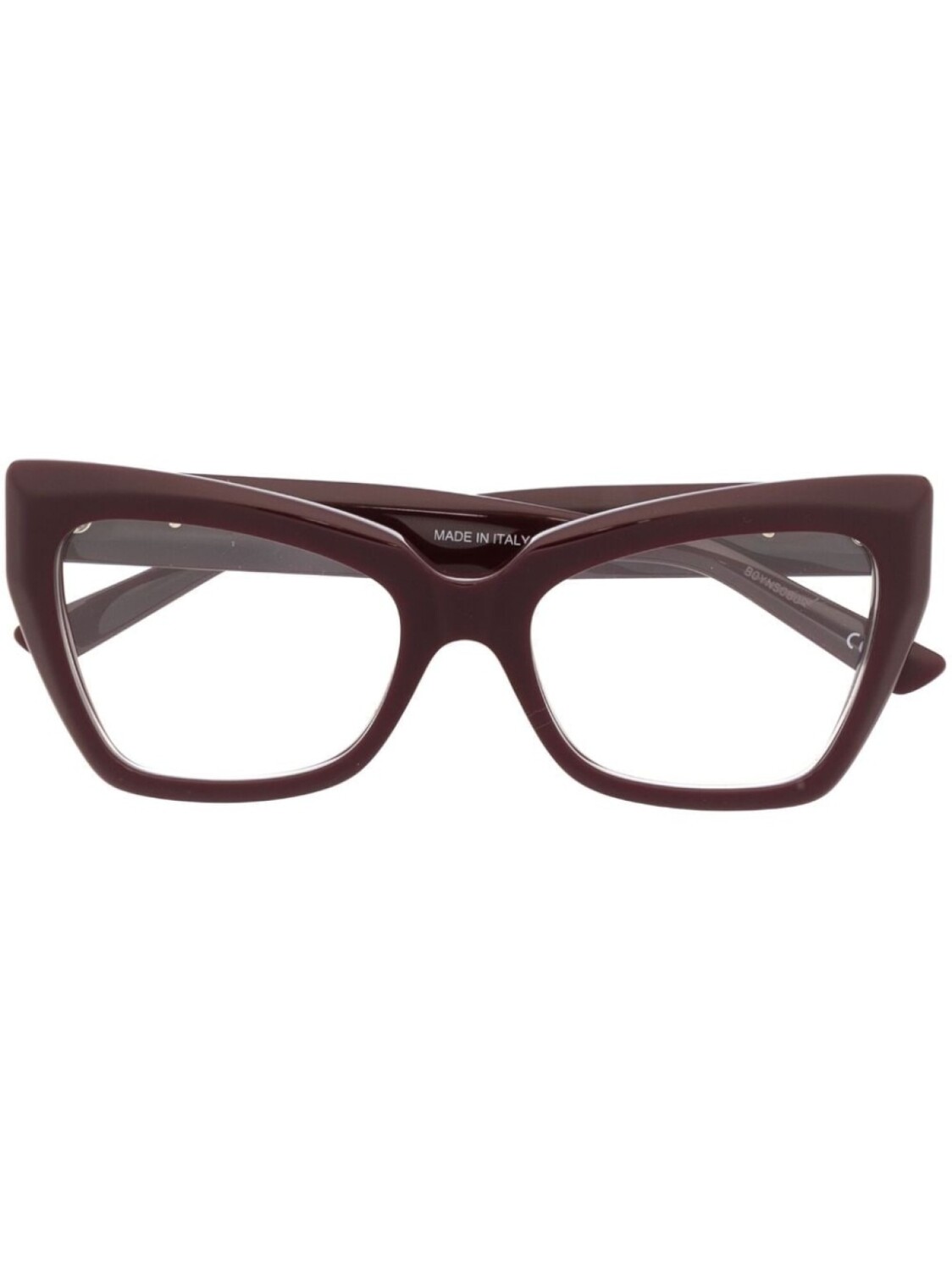 

Balenciaga Eyewear очки в оправе 'кошачий глаз' с логотипом, красный