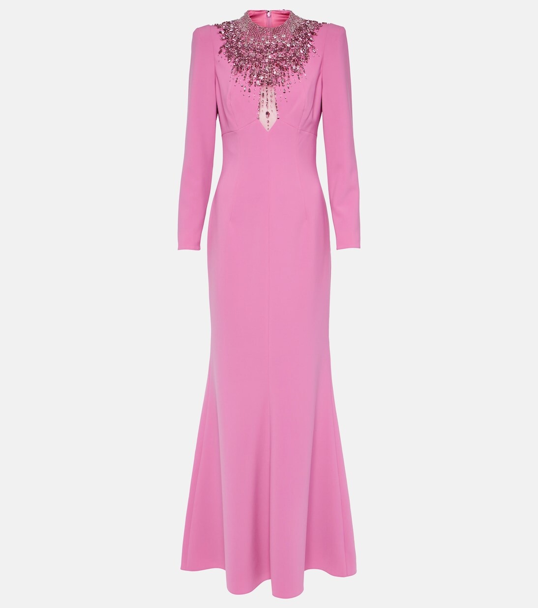 

Платье laka из крепа с декором Jenny Packham, розовый
