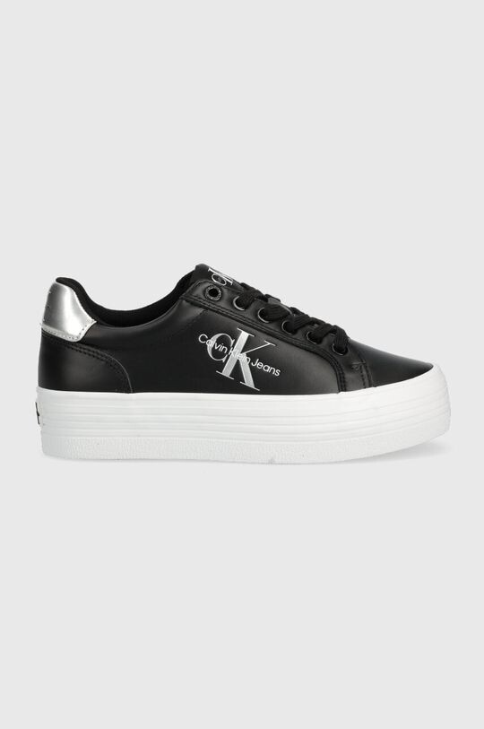 

Кожаные кроссовки VULC FLATFORM LACEUP Calvin Klein Jeans, черный