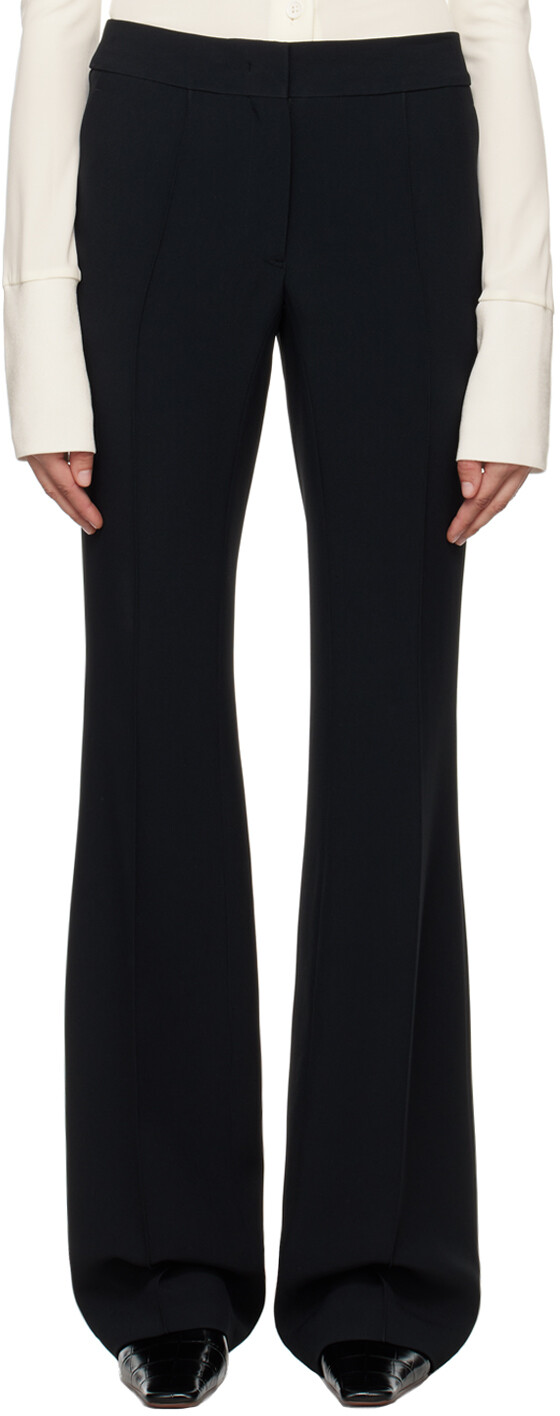 

Черные брюки-клеш Jil Sander, Черный, Черные брюки-клеш Jil Sander