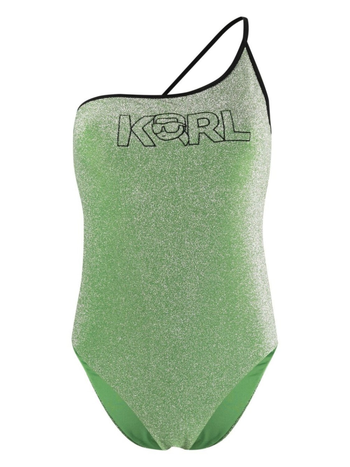 

Karl Lagerfeld купальник Ikonik 2.0 с люрексом, зеленый