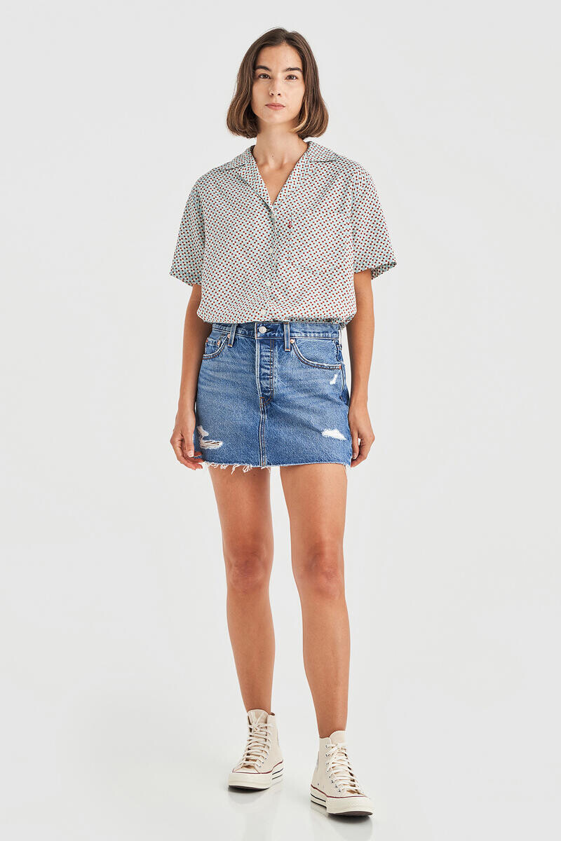 

Джинсовая юбка Levis Levi's, синий