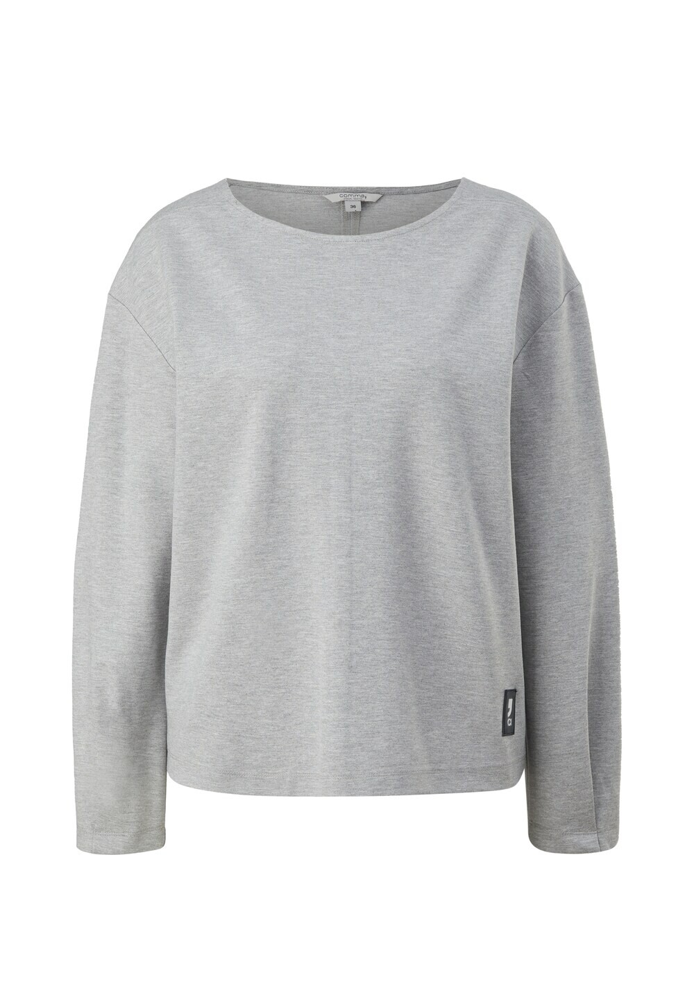 

Рубашка Comma Casual Identity, серый