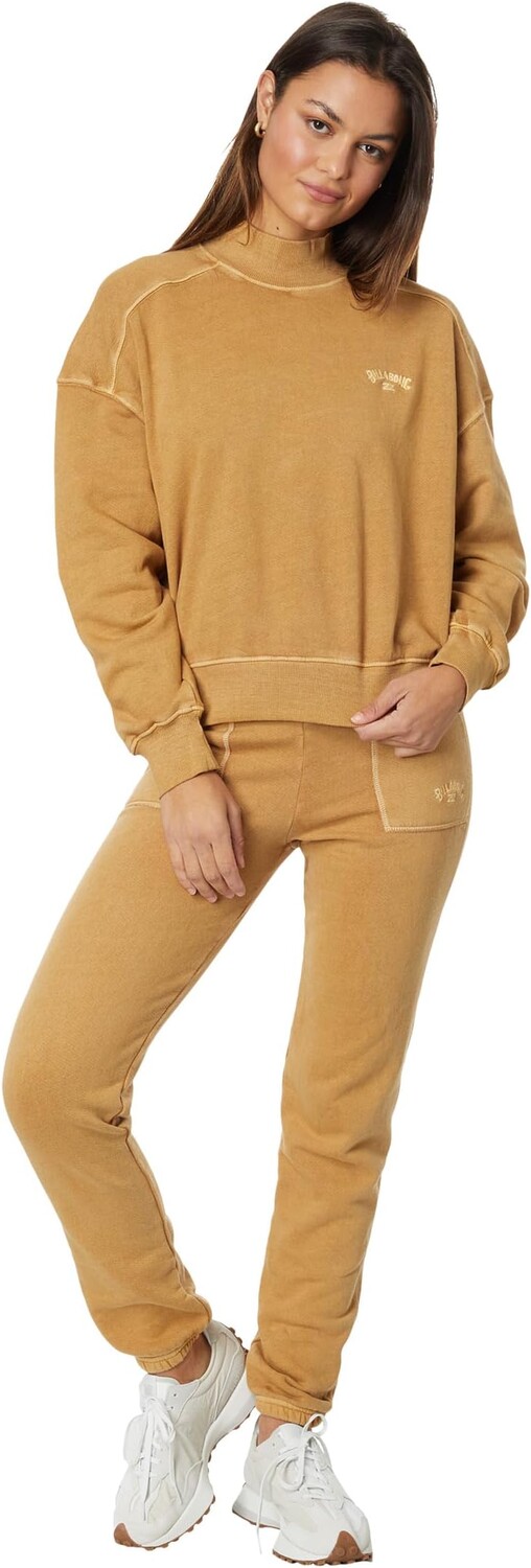 

Толстовка Billabong Chill Weekend Mock Neck Sweatshirt, цвет Cosmic Khaki