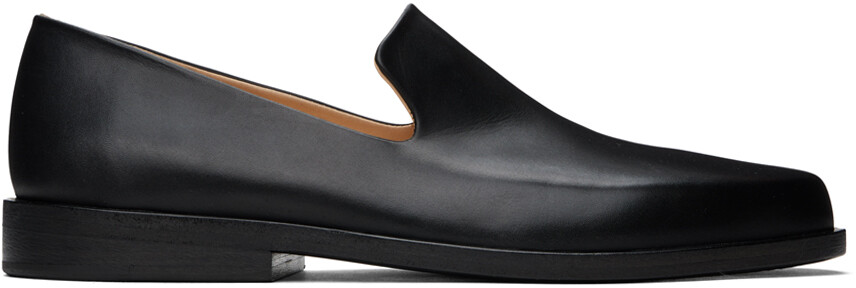 

Черные лоферы мокассо Marsell, цвет Black
