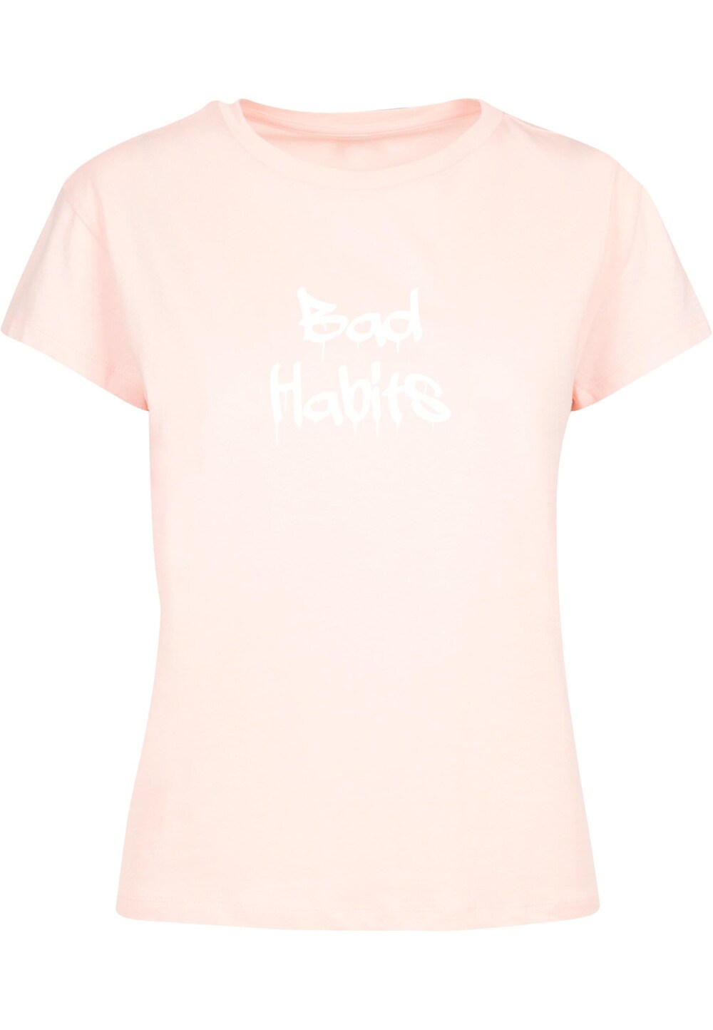 Рубашка Merchcode Bad Habits, пастельно-розовый