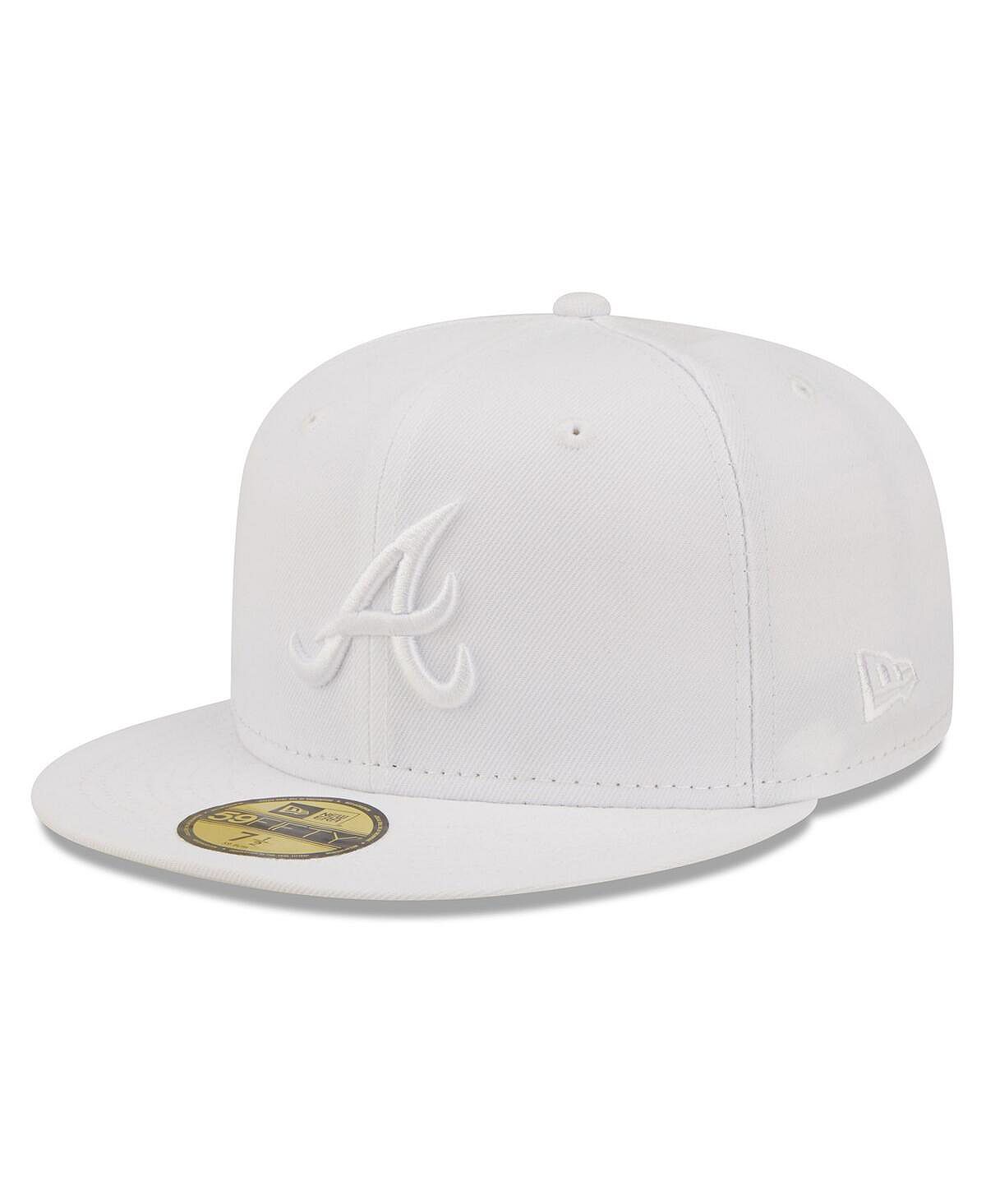 

Мужская приталенная шляпа Atlanta Braves White on White 59FIFTY New Era