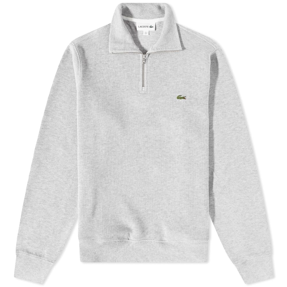 

Свитшот Lacoste с полумолнией на молнии