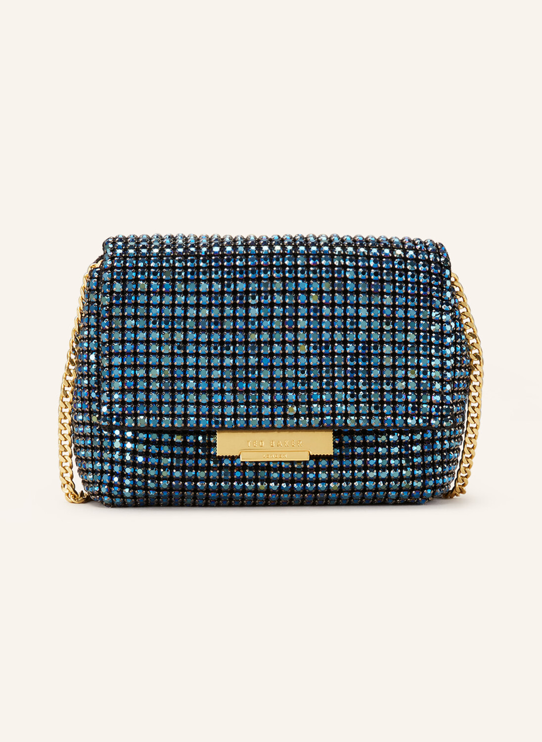 

Сумка через плечо TED BAKER GLITERS mit Schmucksteinen, темно-синий