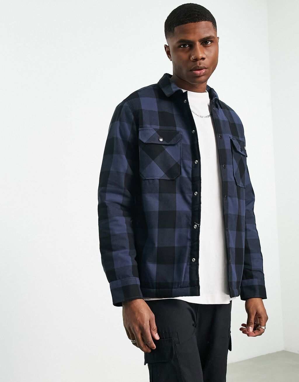 

Темно-синяя рубашка на подкладке Dickies Sacramento