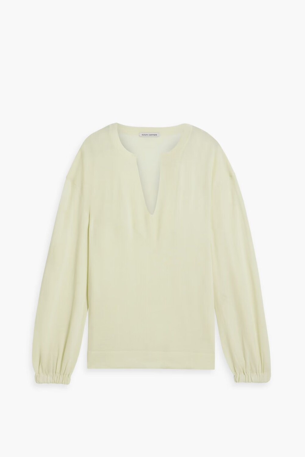 

Кашемировый свитер Jonny Autumn Cashmere, пастельно-желтый