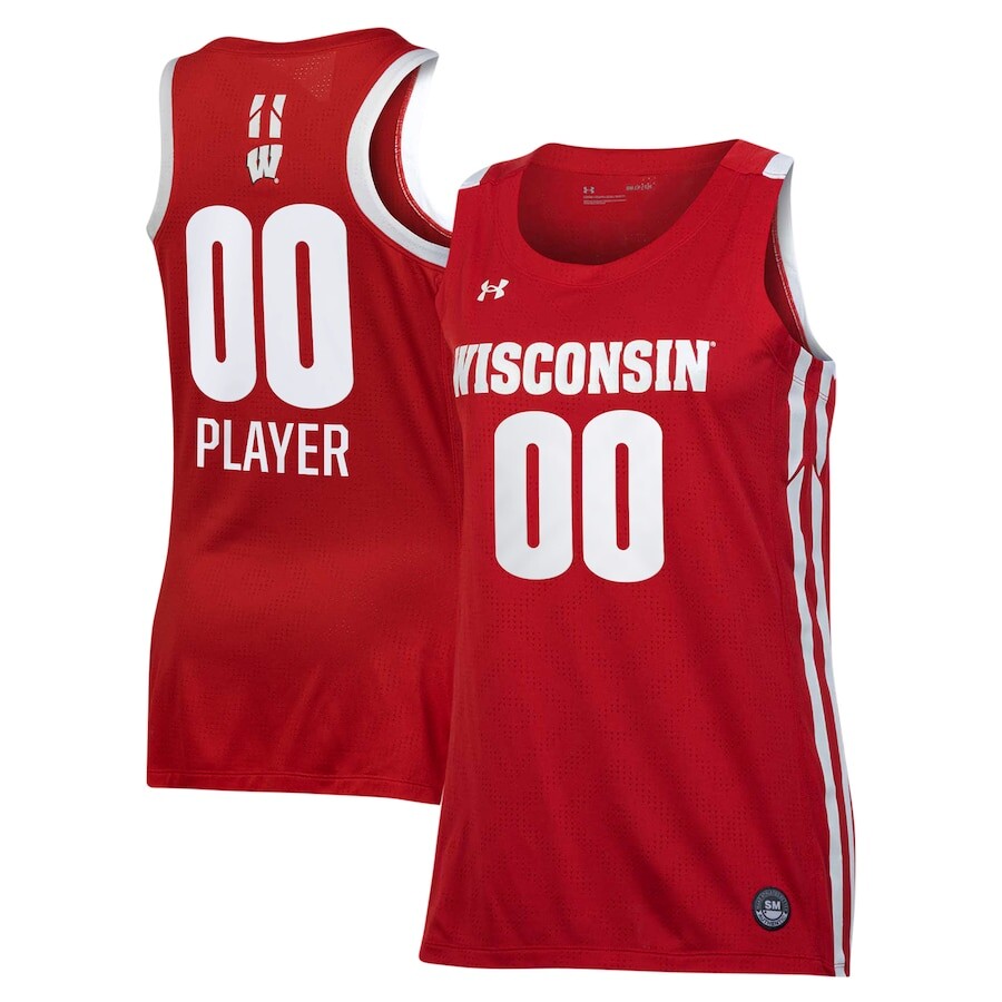 

Джерси Under Armour Wisconsin Badgers, красный
