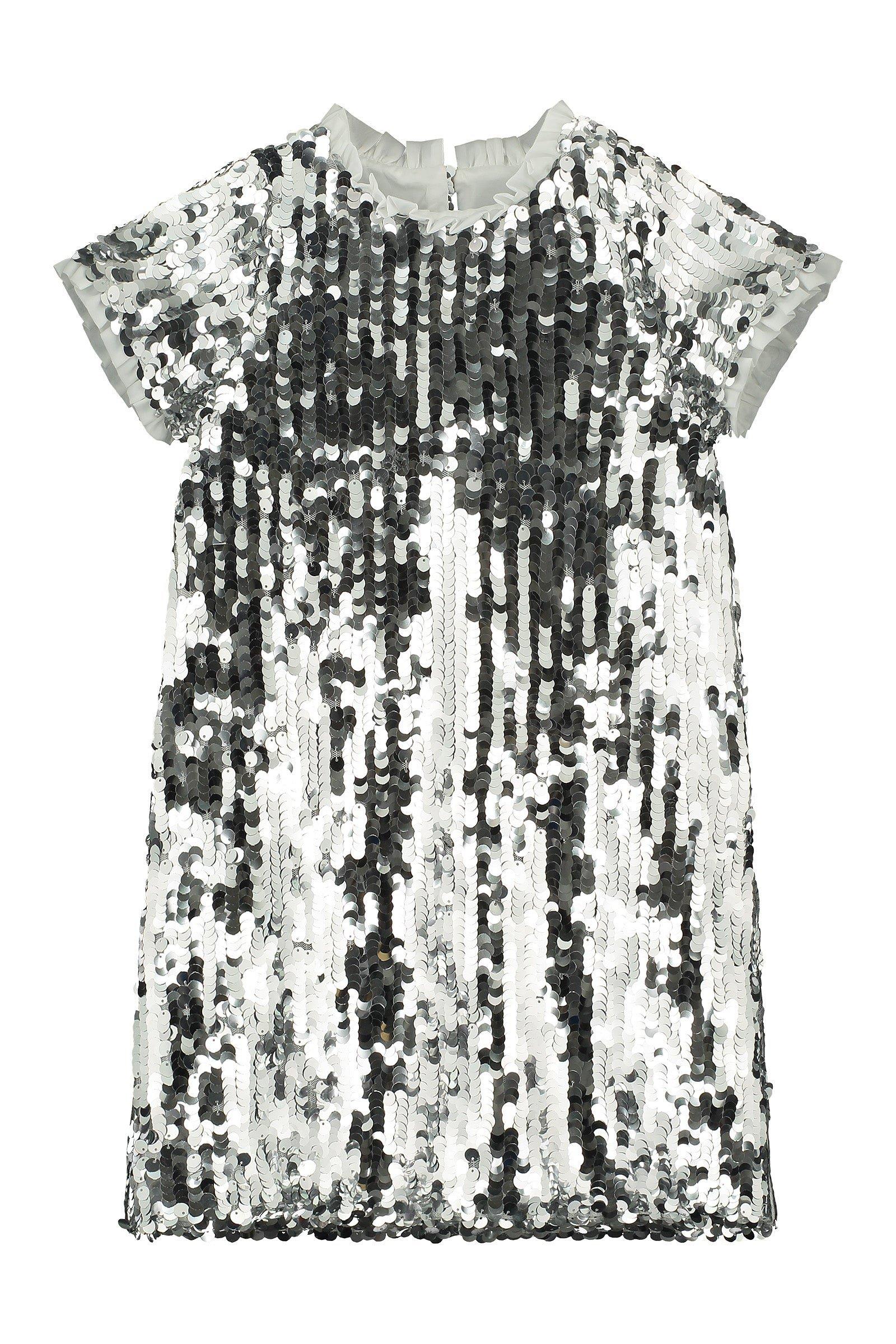 Вечернее платье Coco с пайетками HOLLY HASTIE, серебро
