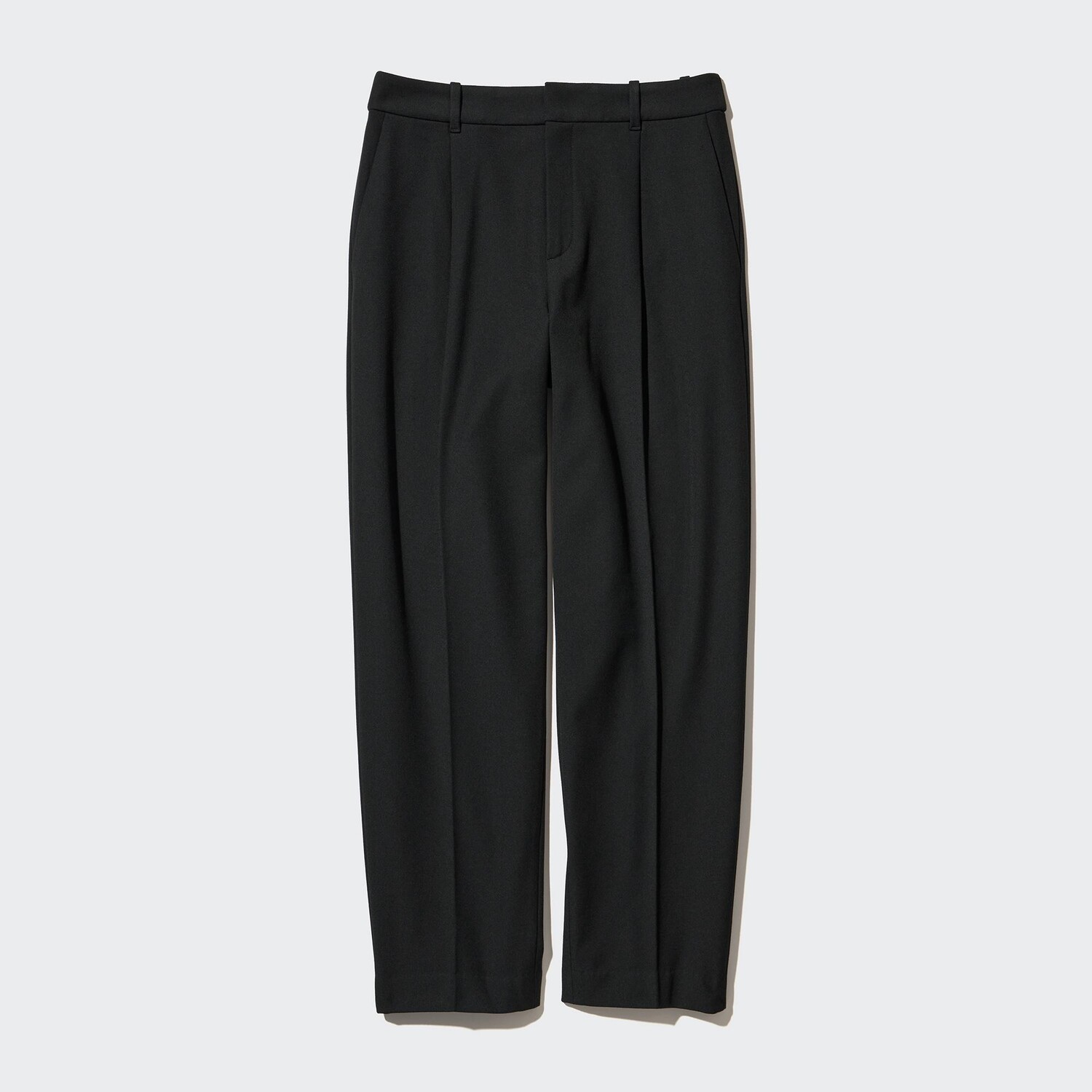 

Брюки UNIQLO Heattech с защипами, черный